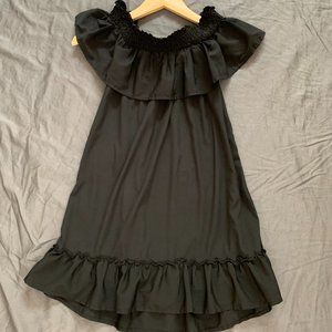 Used like-new off shoulder mini dress